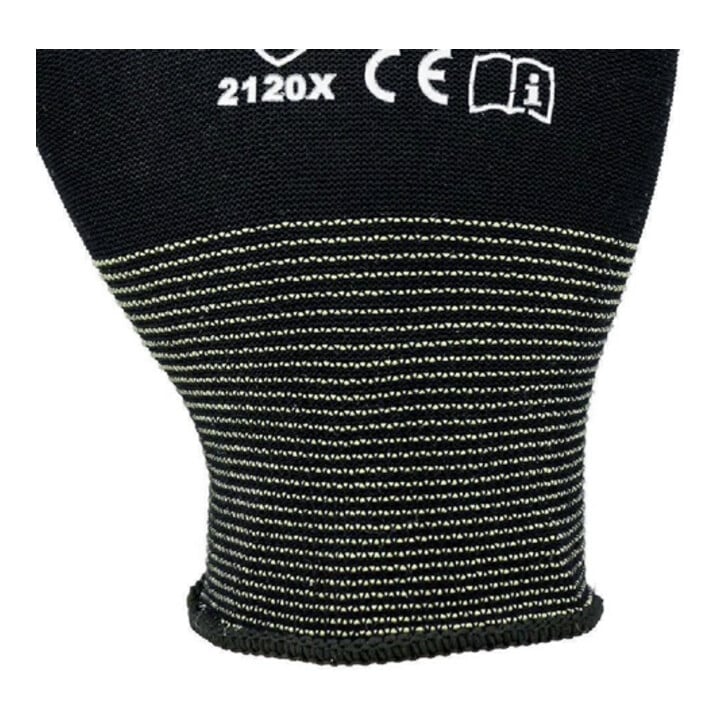 Handschuhe Gr.8 schwarz PA m.Soft-Polyurethan ASATEX