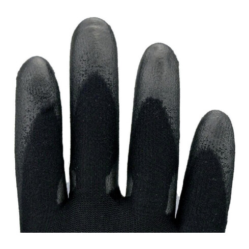 Handschuhe PU-teilbeschichtet flüssigkeitsabweisend weiß