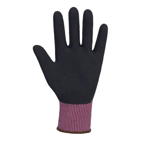 Handschuhe LADY FLEXTER Gr.8 pink/schwarz EN 420/EN 388 PSA II STRONGHAND