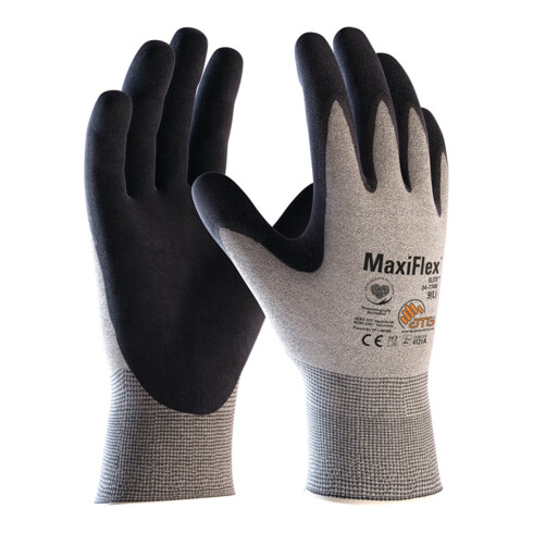 Handschuhe MaxiFlex® Elite™ 34-774B Gr.10 grau/schwarz 12 PA