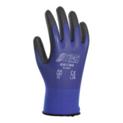 Handschuhe Nitras Skin blau/schwarz Nyl.m.PU EN 388 Kat.II