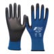 Handschuhe Nitras Skin blau/schwarz Nyl.m.PU EN 388 Kat.II-1