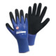 Handschuhe Nitril Aqua Gr.10 blau/schwarz Nyl.m.dop.Nitril EN 388 PSA II-1