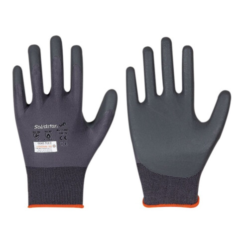 Handschuhe Solidstar Soft 1463 Gr.8 grau EN 388 PSA II 12 PA