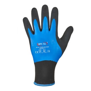 Handschuhe Winter Aqua Guard schwarz/blau EN 388,EN 511 PSA II OPTIFLEX