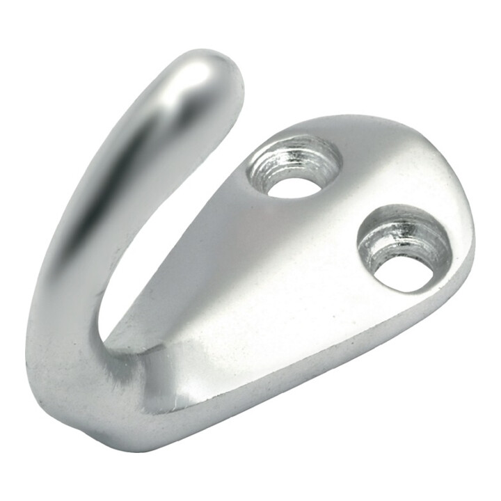 Handtuchhaken 1 Hak.H.42mm B.20mm Alu.pol.
