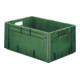 Häner Bac de transport empilable bleu L600×I400×P270mm PP poids lourd LA-KA-PE-1