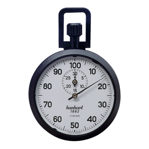 Hanhart Stoppuhr 1/100 Min.30 Min.mech.Industrie