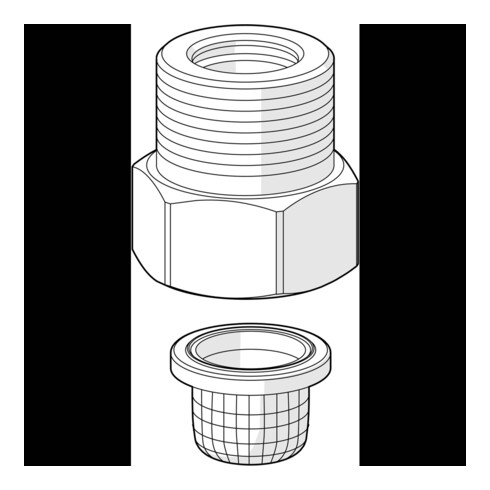 Hansa Anschlussnippel 59914226 G3/8xG3/8