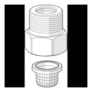 Hansa Anschlussnippel 59914226 G3/8xG3/8