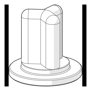 Hansa Assiette pour aérateur de tube 59914270