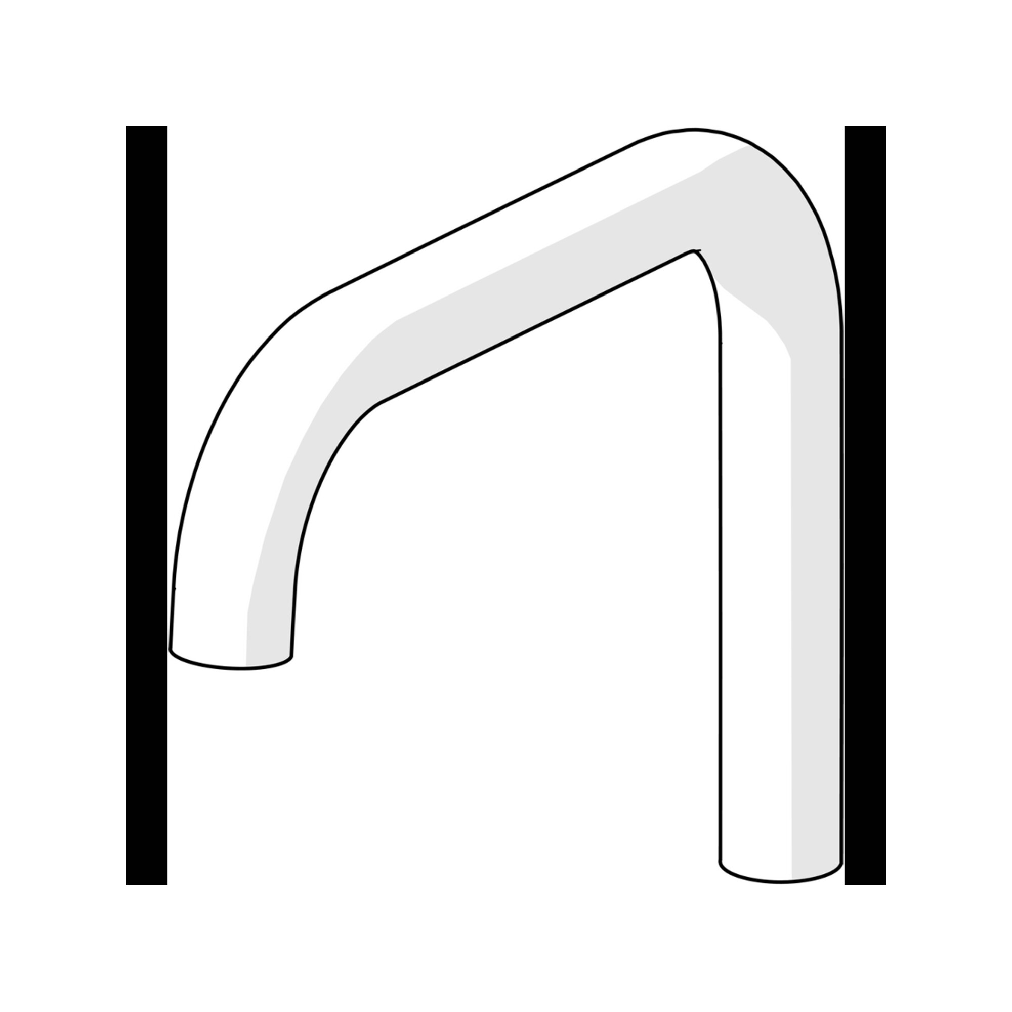 Hansa Auslauf 59914103 L=181 Ausld. 170 mm