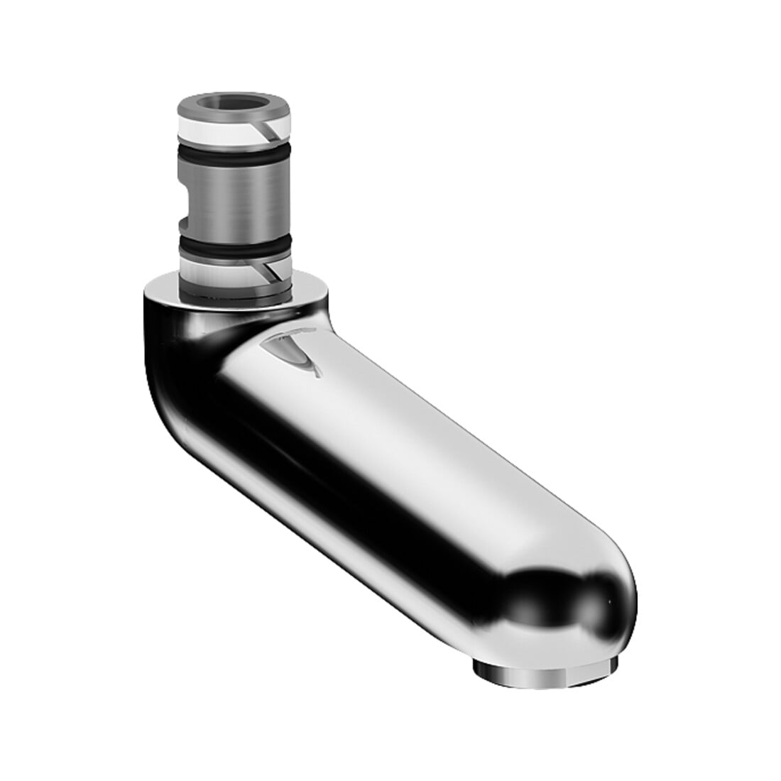 Hansa Auslauf Ausladung 86mm, chrom