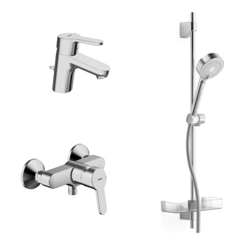 Hansa Bad-Armaturen-Paket HANSAPRIMO chrom