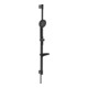 Hansa Barre de douche murale HANSAAURELIA Fixation latérale, 970 mm, coupable, noir mat-1