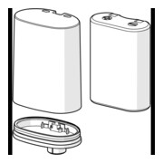 Hansa Batteriegehäuse inkl. Batterie 59914154-1