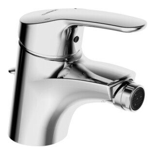 Hansa Bidet-Einhebelmischer HANSAMIX m Ablaufgarnitur, Ausladung 113mm, chrom