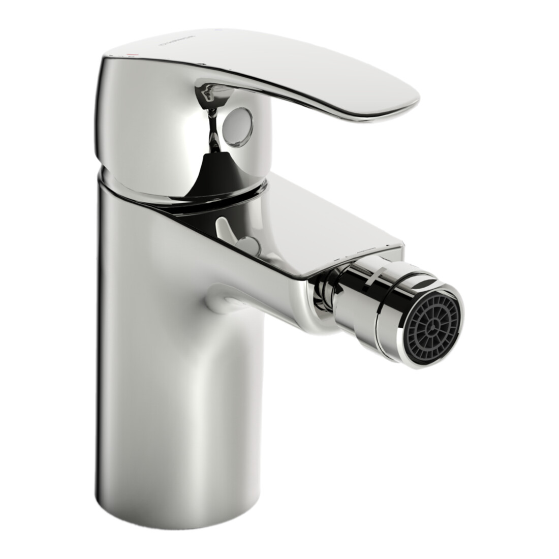 Hansa Bidet-Einhebelmischer HANSAPINTO m Ablaufgarnitur, Ausladung 106mm, chrom