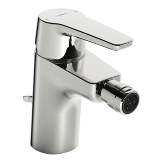 Hansa Bidet-Einhebelmischer HANSAPOLO m Ablg, f Sitzwaschb., Ausl. 106mm, chr