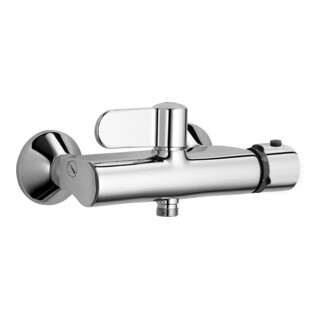 Hansa Brause-Thermostat HANSATEMPRA AP, S-Anschlüsse, chrom