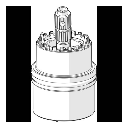 Hansa Cartouche 4.0 Basse pression, avec disques en céramique