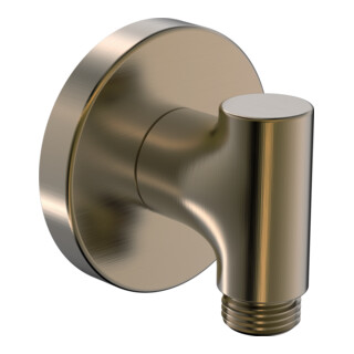 Hansa Coude de raccord mural Wd-mont., G 1/2, rond, bronze brossé
