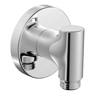 Hansa Coude mural pour montage mural, G 1/2, rond, chrome