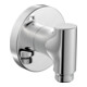 Hansa Coude mural pour montage mural, G 1/2, rond, chrome-1
