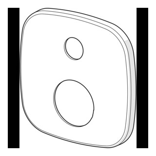 Hansa Deckplatte 59914578 154 x 154 mm chr
