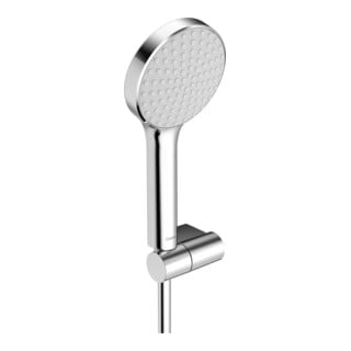 Hansa Douchette de tuyau HANSAACTIVEJET, pommeau de douche manuel, jet unique, gris clair/chrome