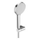 Hansa Douchette de tuyau HANSAACTIVEJET, pommeau de douche manuel, jet unique, gris clair/chrome-1
