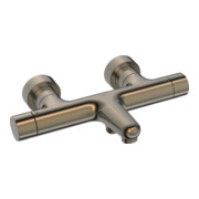 Hansa Duscharmatur HANSAPRISMA m Thermostat, Wandmontage, Bronze gebürstet