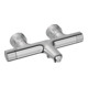 Hansa Duscharmatur HANSAPRISMA m Thermostat, Wandmontage, Stahl gebürstet-1