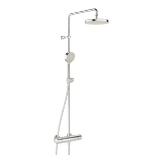 Hansa Duschsystem HANSAMICRA Eco m Thermostat, 7,5 l/m., Ausl. 445-470mm, chr