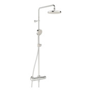 Hansa Duschsystem HANSAMICRA Eco m Thermostat, 9 l/m., Ausl. 445-470mm, chrom
