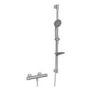 Hansa Duschsystem HANSAPRISMA m Thermostat, Wandmontage, 970mm, chrom