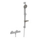 Hansa Duschsystem HANSAPRISMA m Thermostat, Wd-mont., 770mm, St. gebürstet-1