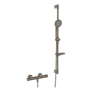 Hansa Duschsystem HANSAPRISMA m Thermostat, Wd-mont., 970mm, bron geb.