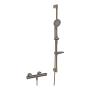 Hansa Duschsystem HANSAPRISMA m Thermostat, Wd-mont., 970mm, bron geb.