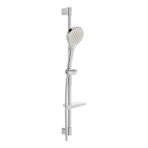 Hansa Duschsystem HANSAVIVA Barre de douche murale, flexible 125 cm, acier cintré