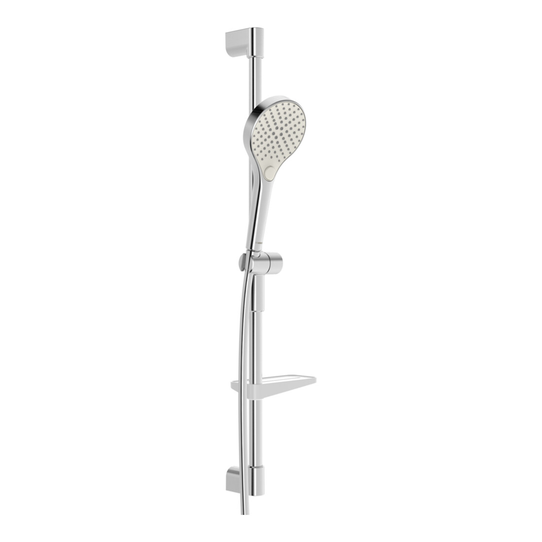Hansa Duschsystem HANSAVIVA Barre de douche murale, flexible 125 cm, acier cintré