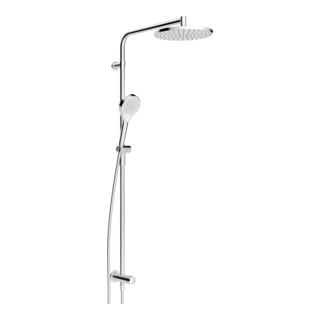 Hansa Duschsystem HANSAVIVA Barre de douche murale, L. 118,7 cm, montage mural, chrome
