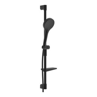 Hansa Duschsystem HANSAVIVA Wandstangen-Brause, Wd B.Schl. 125cm, matt-sw