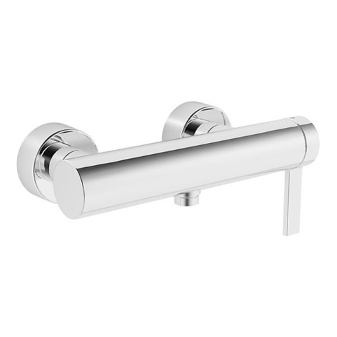 Hansa EH-Brausebatterie HANSALOFT DN 15, G1/2Zoll, für Wandaufbau verchromt