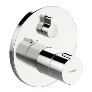 Hansa Fertigmontageset HANSABLUEBOX HOME UP-Brausetherm., m Mengenreg., chrom