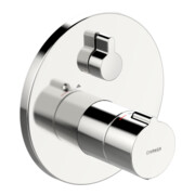 Hansa Fertigmontageset HANSABLUEBOX HOME UP-Brausetherm., m Mengenreg., chrom