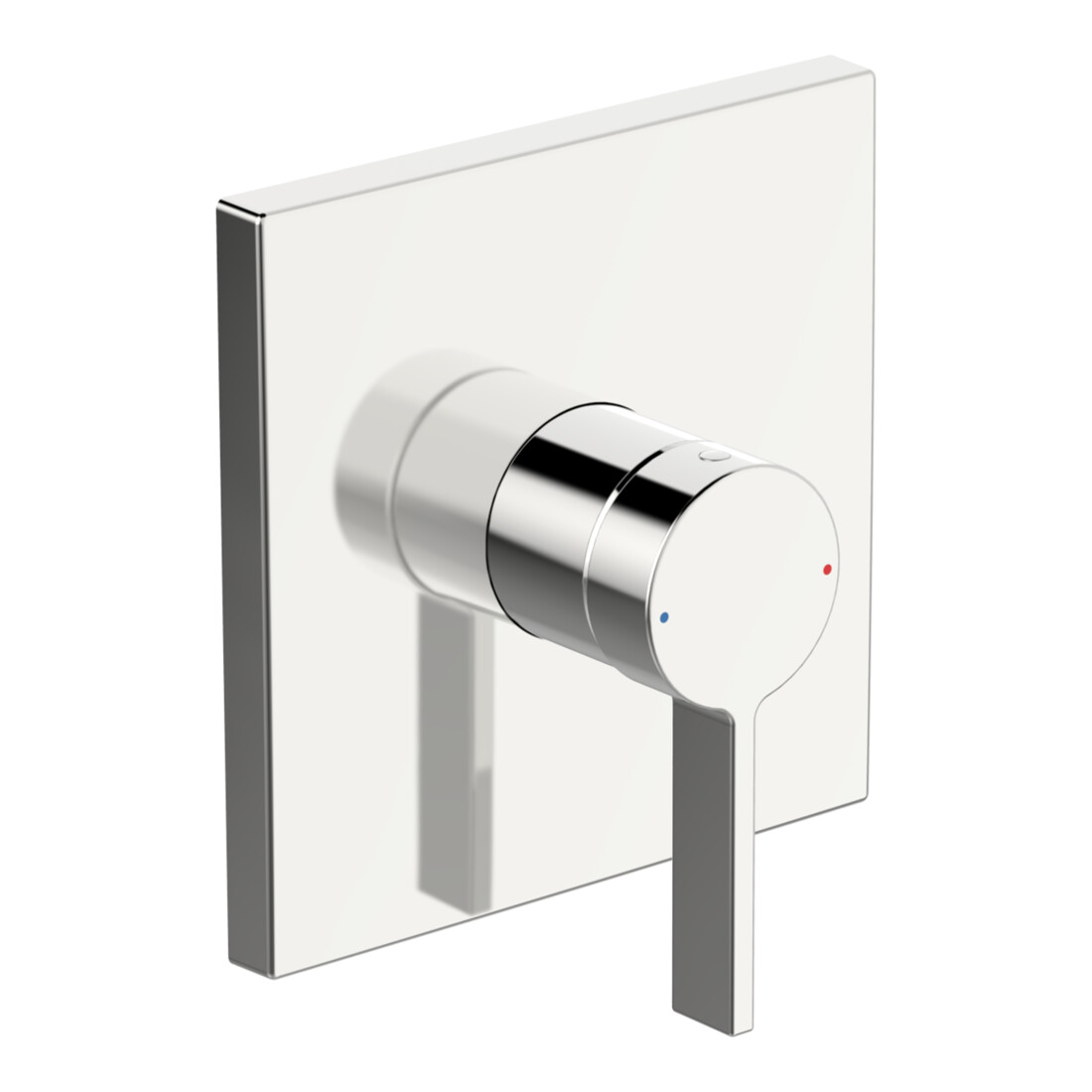 Hansa Fertigmontageset HANSABLUEBOX LOFT UP-Brause-Einhebelmischer, Rosette eckig, chrom