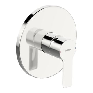 Hansa Fertigmontageset HANSALIGNA UP-Brause-Einhebelmischer, Rosette rund, chrom