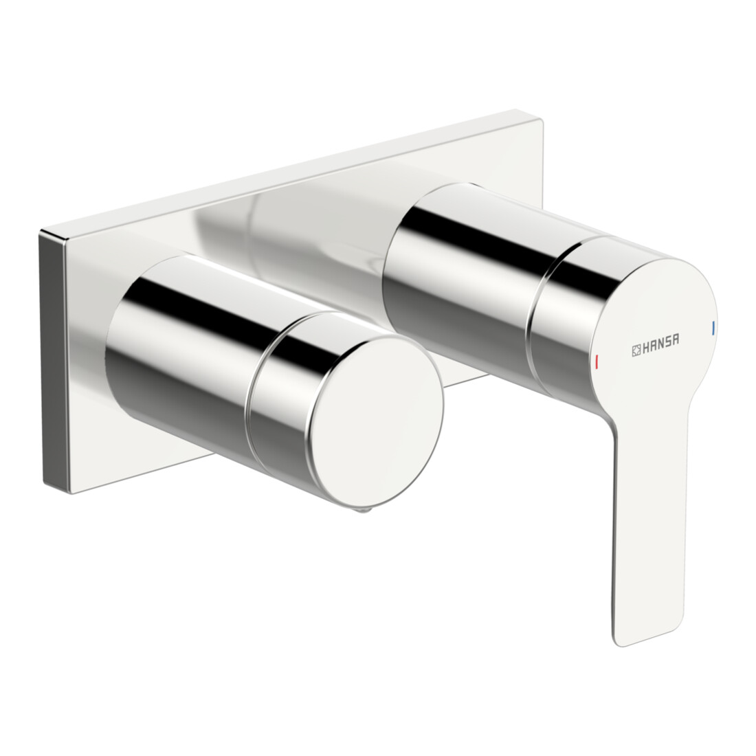 Hansa Fertigmontageset HANSALIGNA UP-Wannen-Einhebelmischer, Drehumstellung, chrom