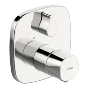 Hansa Fertigmontageset HANSALIVING UP-Brause-Thermostat, chrom